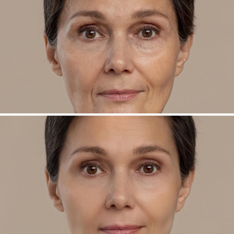 Collagen boost after RF Microneedling