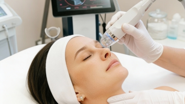 Secret RF microneedling treatment for skin tightening
