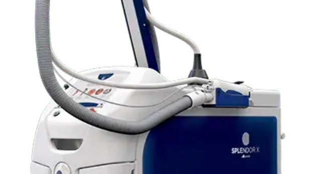 Splendor X BLEND X laser hair removal device in clinic