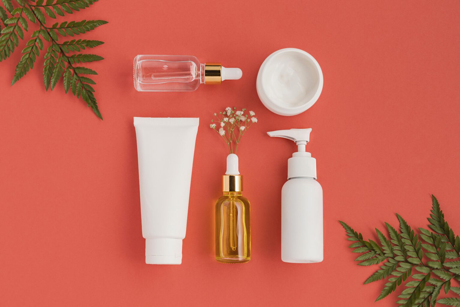 Winter skincare routine focused on hydration and barrier repair