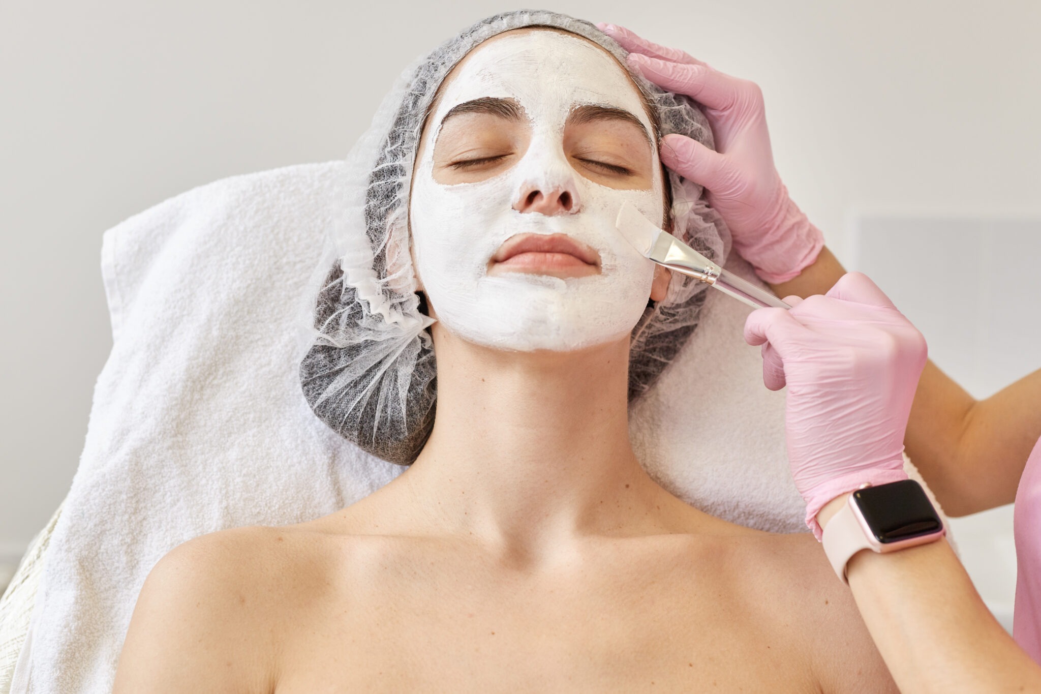 Superficial chemical peel treatment for glowing skin